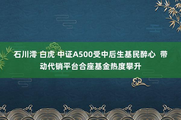 石川澪 白虎 中证A500受中后生基民醉心  带动代销平台合座基金热度攀升