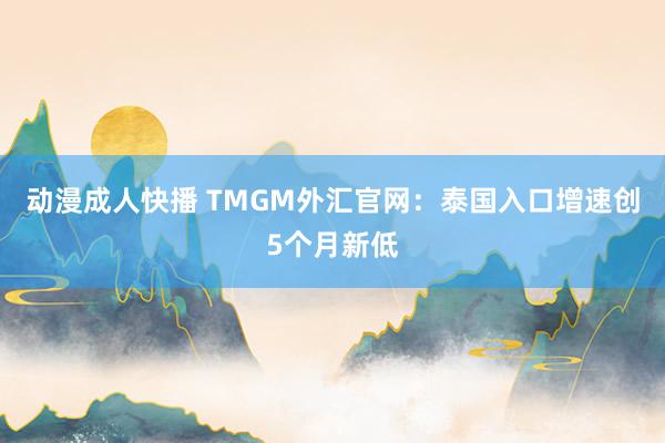 动漫成人快播 TMGM外汇官网：泰国入口增速创5个月新低